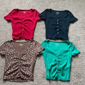 Bundle of 4 tops from Hollister